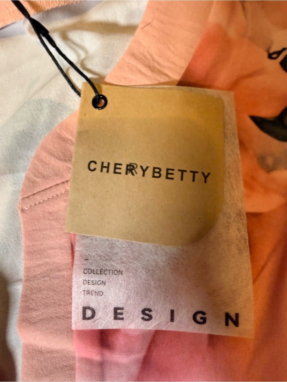 Pink Floral Print Ruffle-Sleeve V-Neck Blouse - Picture 3 of 6